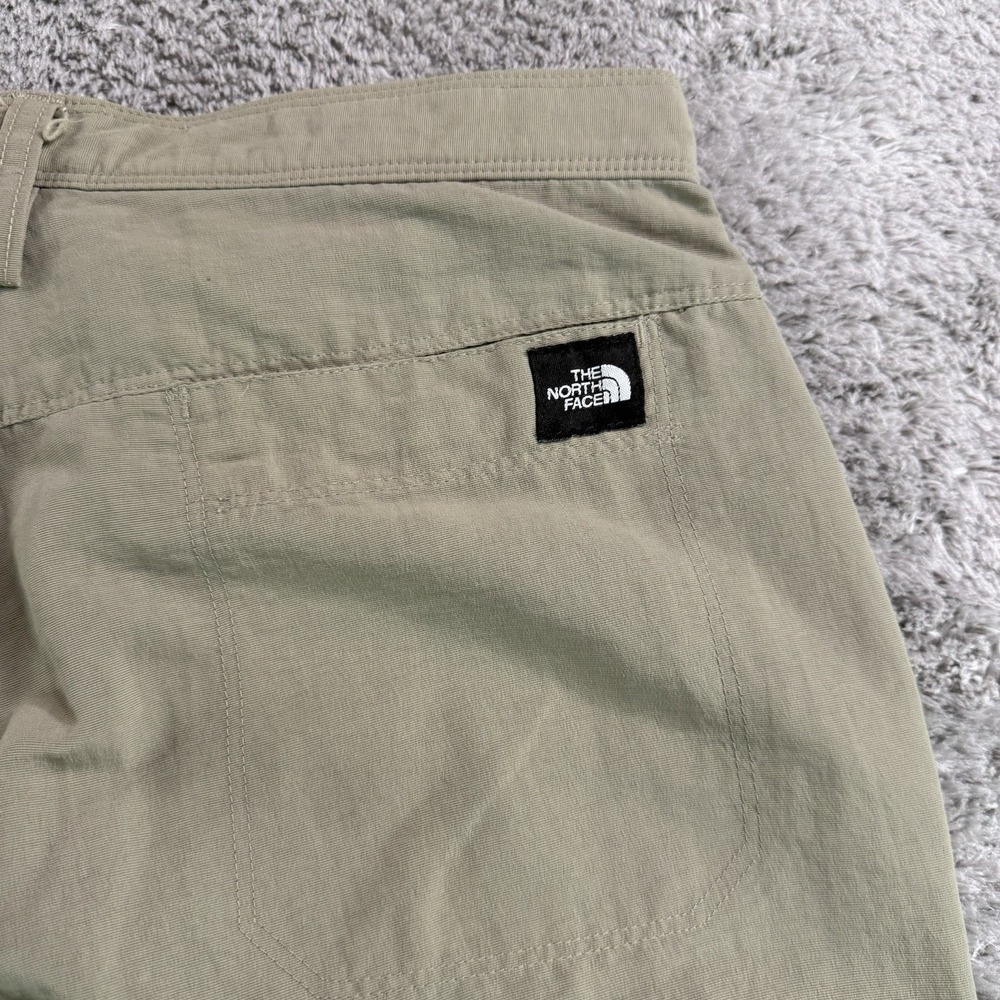 The North Face Vintage Womens 6 Nylon Hiking Pants Khaki Outdoor Trail 00s - Picture 6 of 12